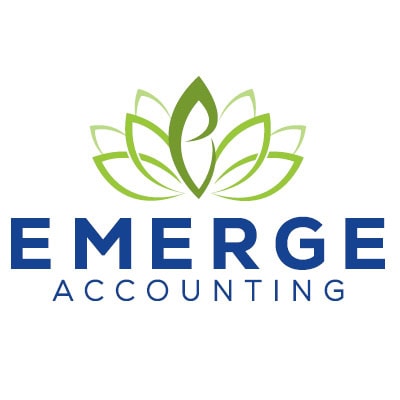 Emerge Accounting Custom Logo | Graphic Design Services | LMS Solutions