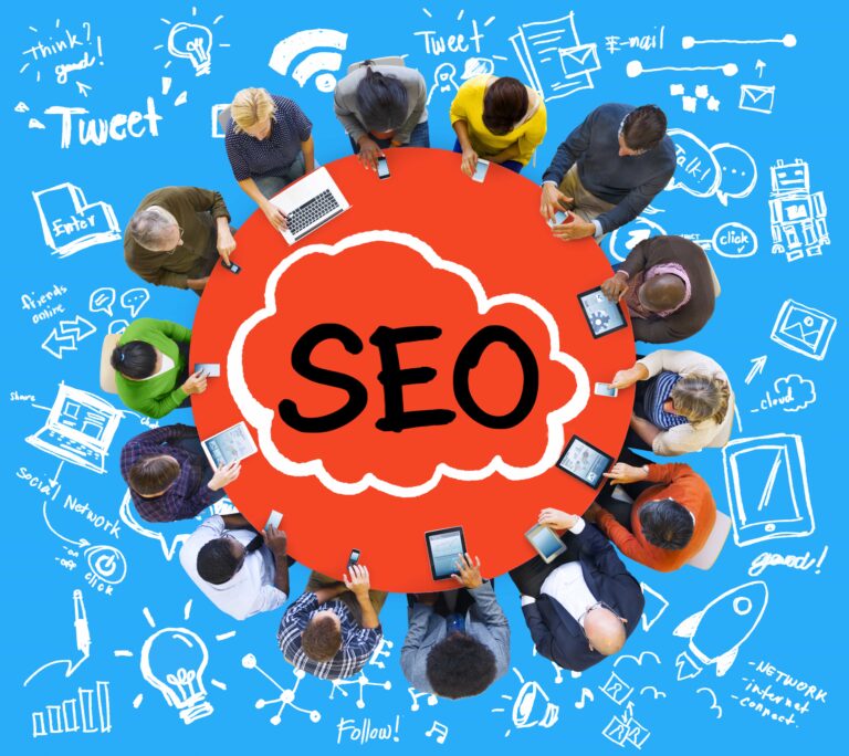 Search Engine Optimization Business Strategy Marketing Concept