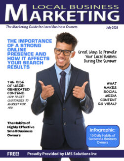 Local Business Marketing Magazine July Cover 2026 | LMS Solutions